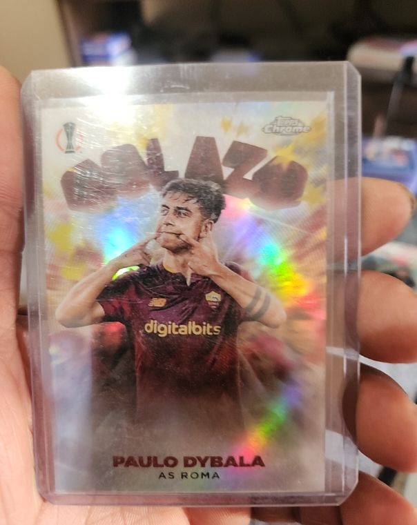 2022-23 Topps Chrome UEFA Club Competitions Golazo #G-3 Paulo Dybala — front