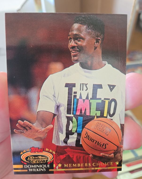 1992-93 Topps Stadium Club #208 Dominique Wilkins — front