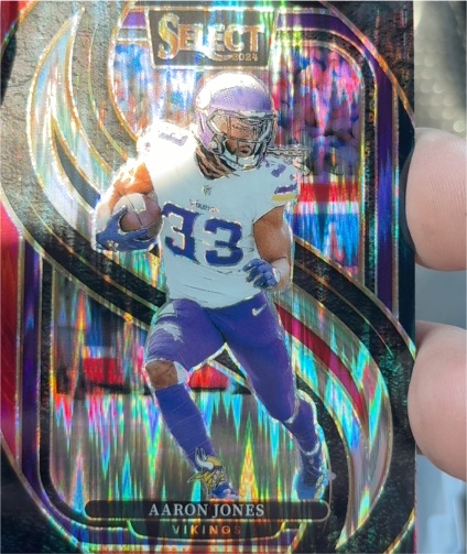 2024 Panini Select Premier Level #102 Aaron Jones — front