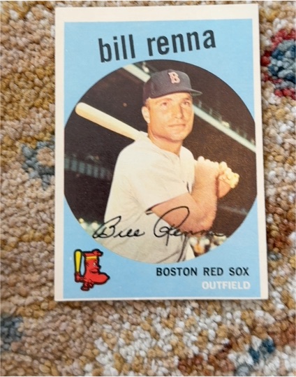 1959 Topps #72 Bill Renna — front