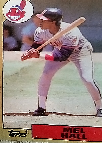 1987 Topps #51 Mel Hall — front