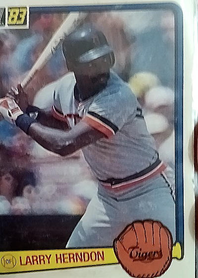 1983 Donruss #585 Larry Herndon — front