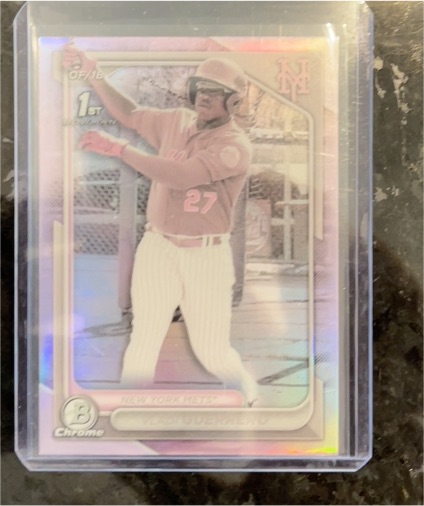 2024 Bowman Draft #BDC-121 Fenwick Trimble Chrome Refractor — front
