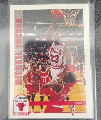 1992-93 NBA Hoops #30 Michael Jordan — front