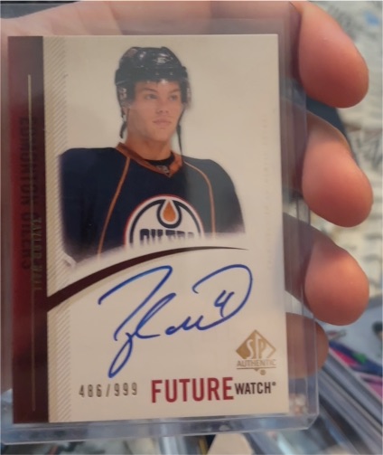 2010-11 Upper Deck SP Authentic #280 Taylor Hall Future Watch Auto — front