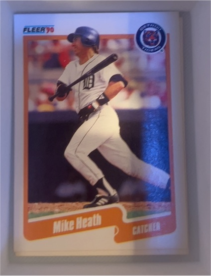 1990 Fleer #603 Mike Heath — front