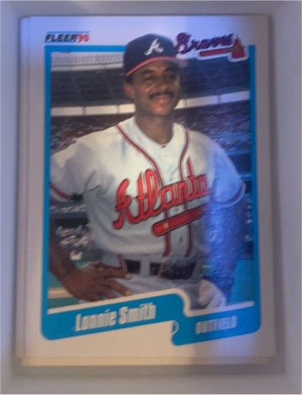 1990 Fleer # Lonnie Smith — front