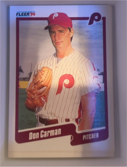 1990 Fleer #552 Don Carman — front
