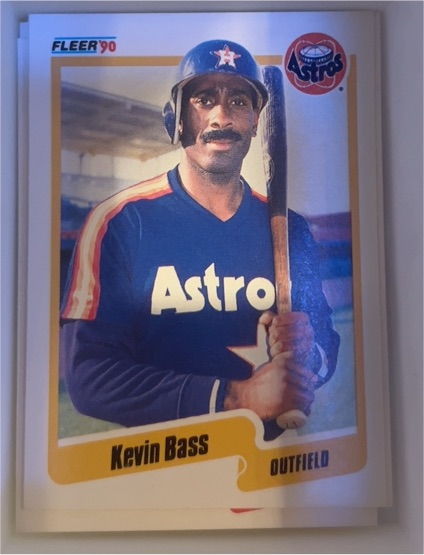 1990 Fleer #223 Kevin Bass — front