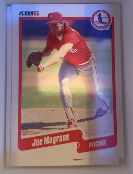1990 Fleer #288 Joe Magrane — front