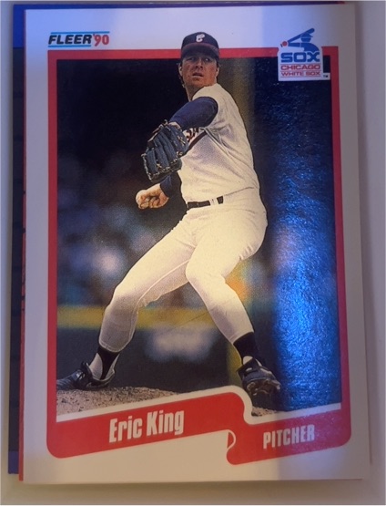 1990 Fleer #537 Eric King — front