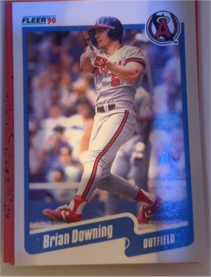 1990 Fleer #130 Brian Downing — front