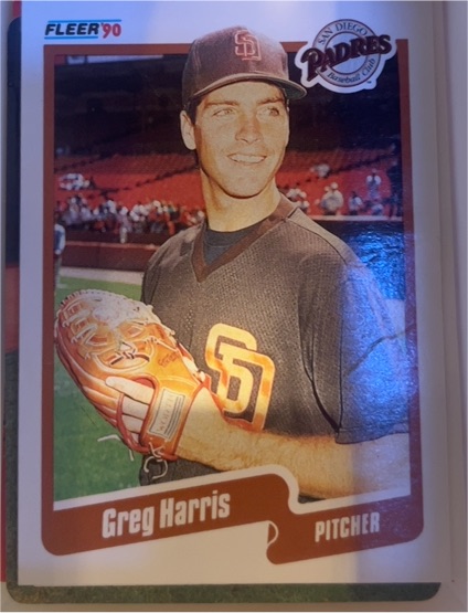 1990 Fleer #158 Greg Harris — front