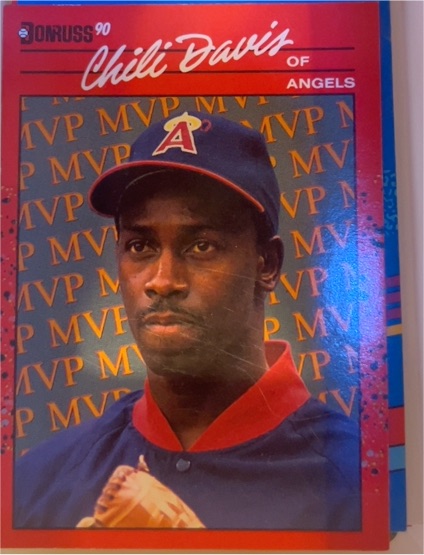 1990 Donruss #BC-20 Chili Davis Bonus MVP's — front