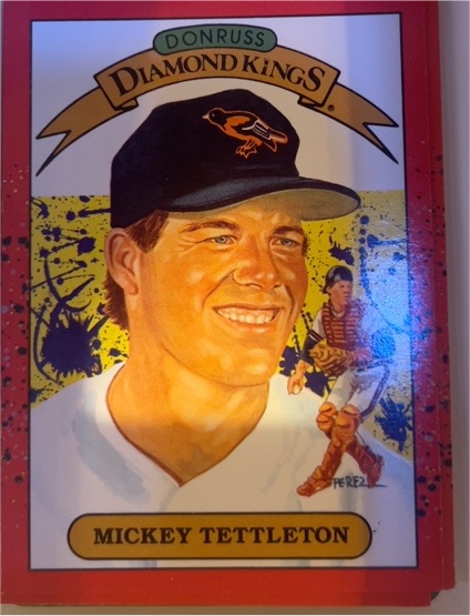 1990 Donruss Diamond Kings #5 Mickey Tettleton — front