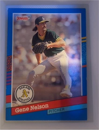 1991 Donruss #385 Gene Nelson — front