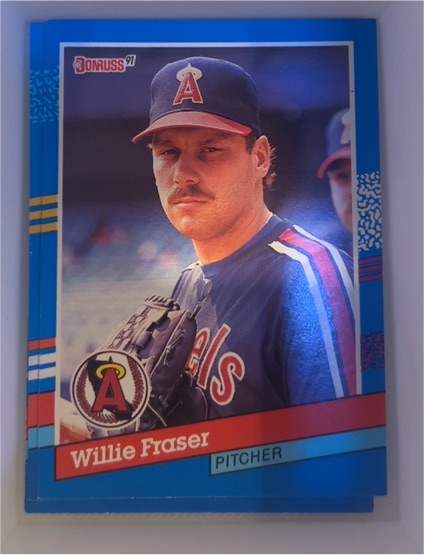 1991 Donruss #379 Willie Fraser California Angels — front
