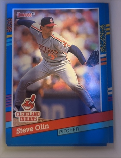 1991 Donruss #339 Steve Olin — front