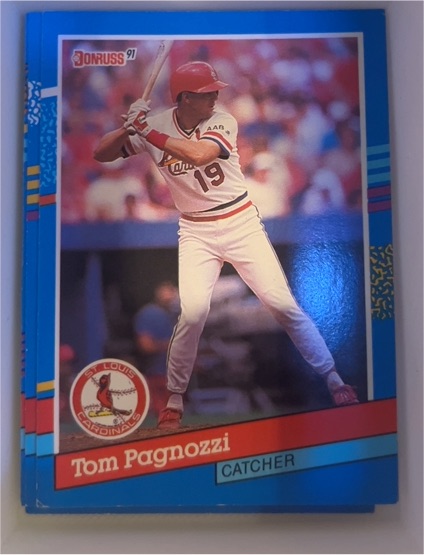 1991 Donruss #337 Tom Pagnozzi — front