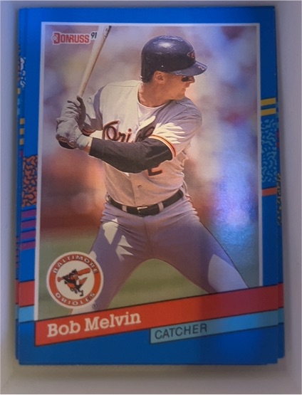 1991 Donruss #335 Bob Melvin — front