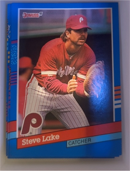 1991 Donruss #334 Steve Lake — front