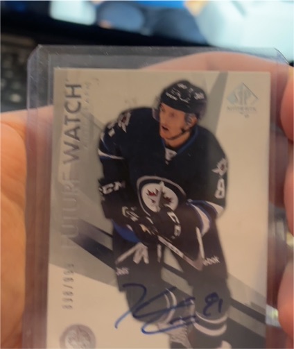 2016-17 SP Authentic Future Watch #FW-NE Nikolaj Ehlers — front