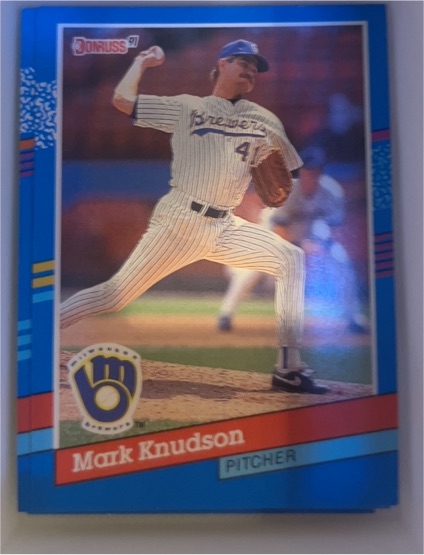 1991 Donruss #328 Mark Knudson — front