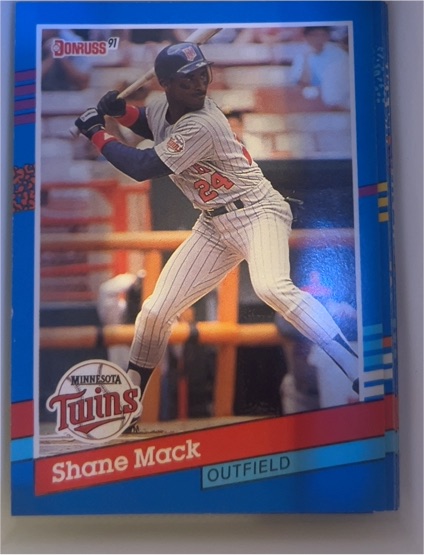 1991 Donruss #320 Shane Mack — front