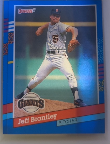 1991 Donruss #319 Jeff Brantley — front