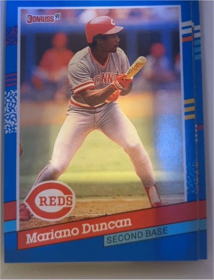 1991 Donruss #309 Mariano Duncan — front