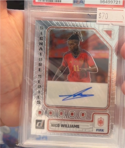 2023-24 Panini Donruss Soccer Signature Series Nico Williams #00000 — front