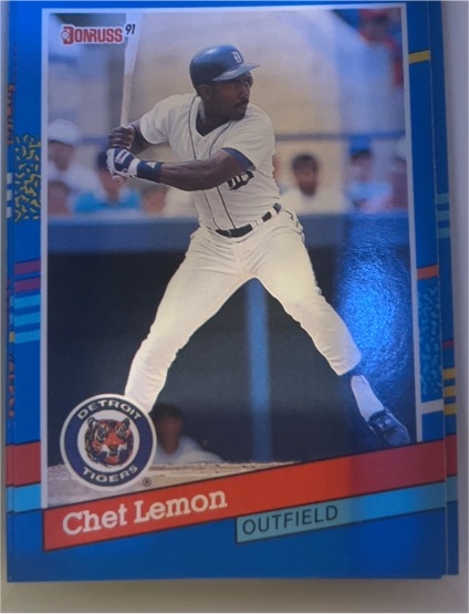 1991 Donruss #301 Chet Lemon — front