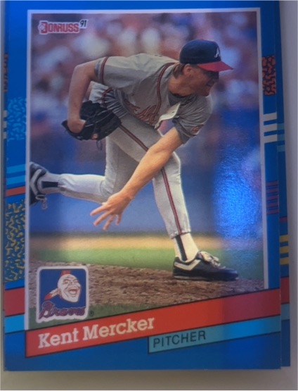 1991 Donruss #299 Kent Mercker — front