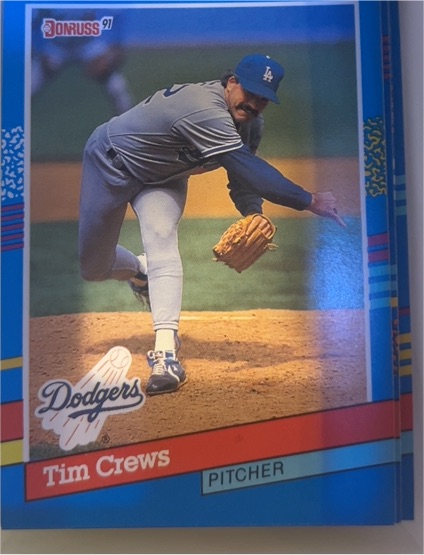 1991 Donruss #294 Tim Crews — front