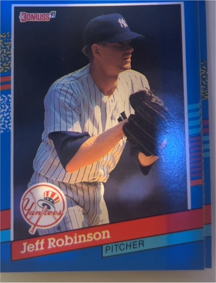1991 Donruss #291 Jeff Robinson — front