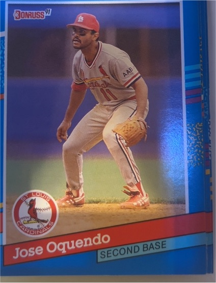 1991 Donruss #281 Jose Oquendo — front