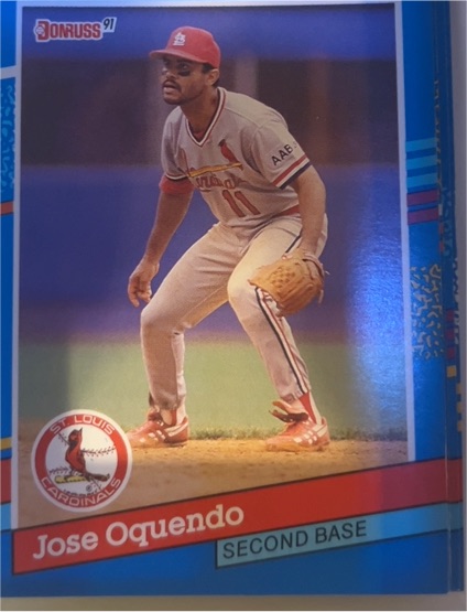 1991 Donruss #281 Jose Oquendo — front