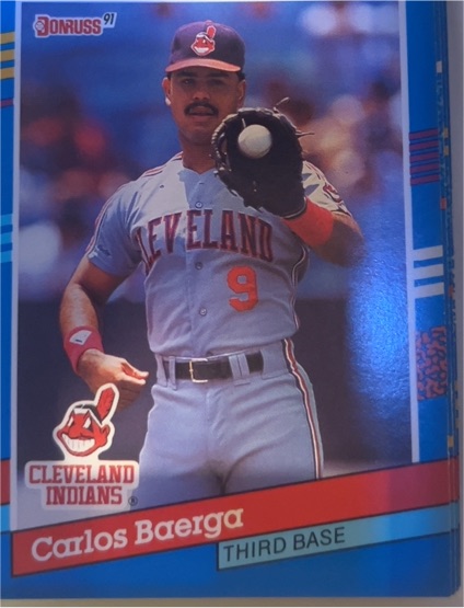 1991 Donruss #274 Carlos Baerga Cleveland Indians — front