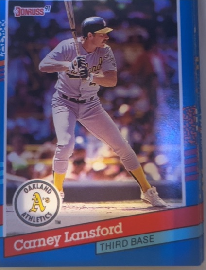 1991 Donruss #273 Carney Lansford — front