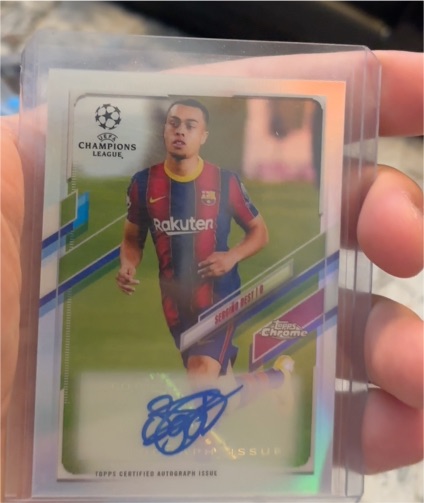 2020-21 Topps Chrome UEFA Champions League #8 Sergino Dest — front