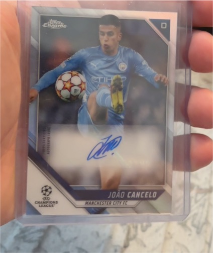 2021-22 Topps Chrome UEFA #CA-JC João Cancelo — front