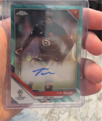 2021-22 Topps Chrome UEFA #189 Tim Weah — front
