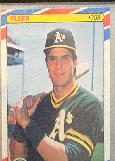 1988 Fleer #430 Mark McGwire — front