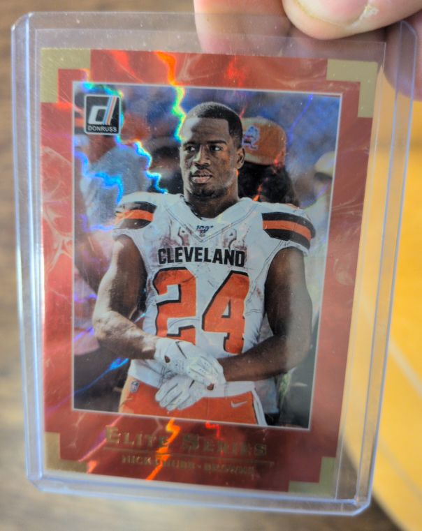 2020 Panini Donruss Elite Series #ES-NC Nick Chubb — front