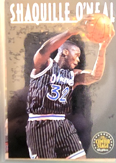 1993-94 Skybox Premium #CS2 Shaquille O'Neal Center Stage — front