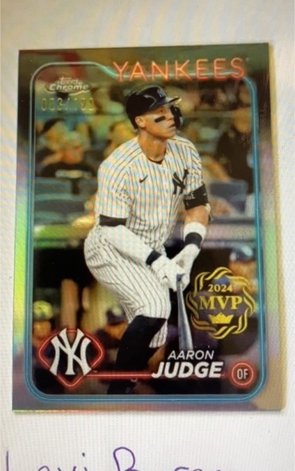 2024 Topps Chrome #50 Aaron Judge — front