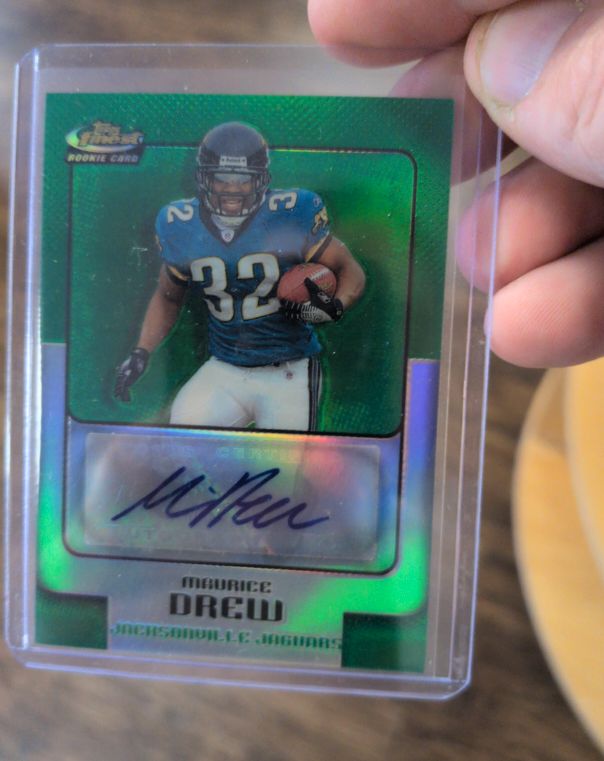 2006 Topps Finest #164 Maurice Drew — front
