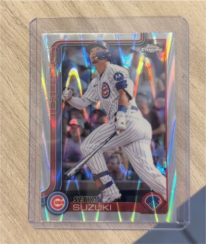 2025 Topps Chrome #210 Seiya Suzuki — front