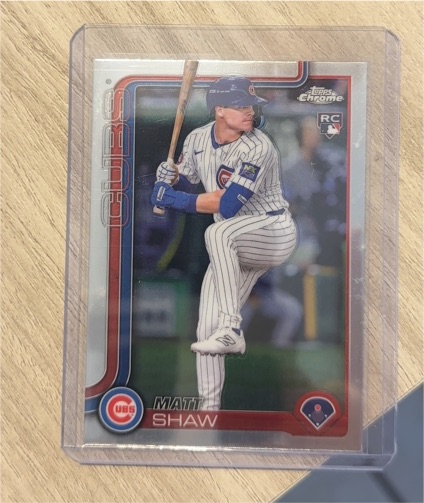 2025 Topps Chrome #219 Matt Shaw — front