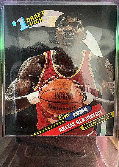 1993 Topps #4 Akeem Olajuwon — front
